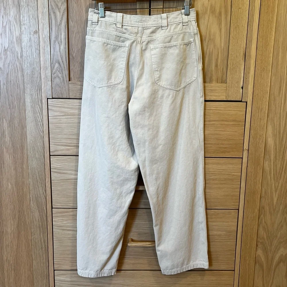 Adsum NYC Relaxed Fit Chino Pants Khaki Tan Size Small Spring Casual Neutral
